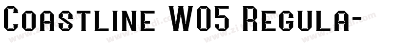 Coastline W05 Regula字体转换